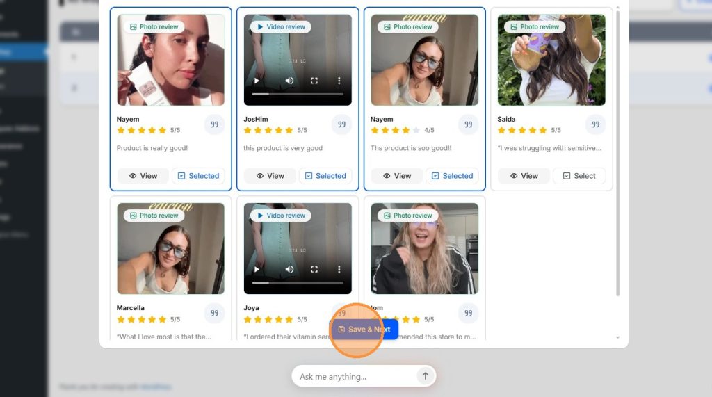 select reviews