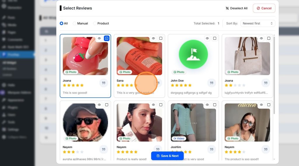 select reviews 