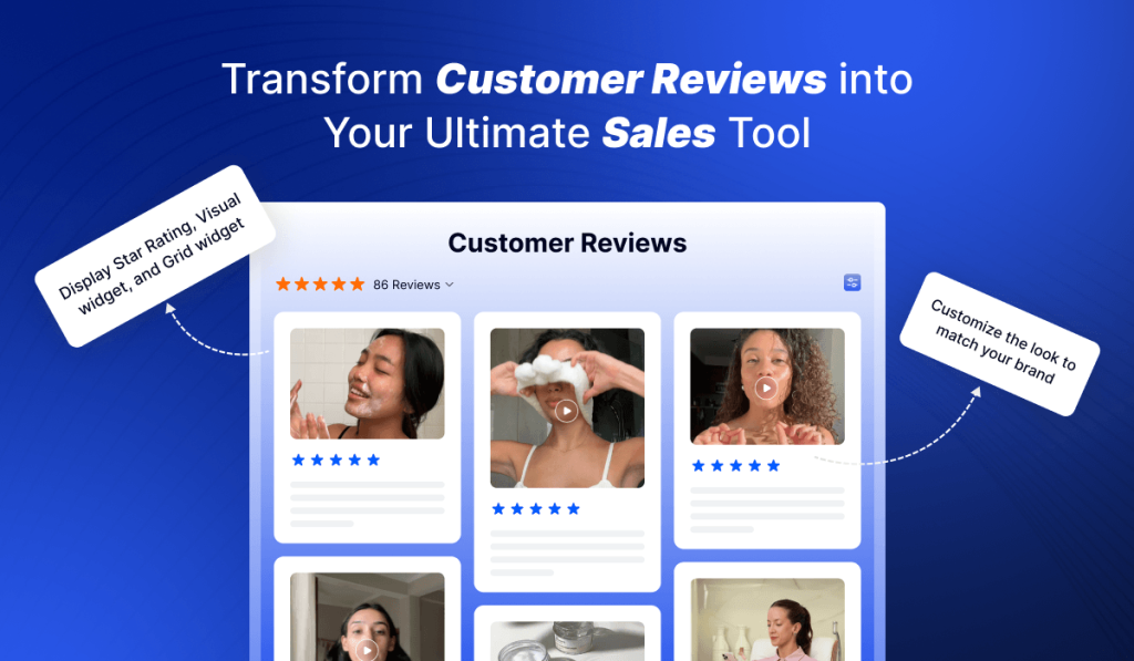 Visual Product Reviews Grid Banner